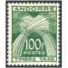 ANDORRE TIMBRE-TAXE N°41 - 100F. VERT, NEUF SANS CHARNIÈRE ANNÉES 1943-46