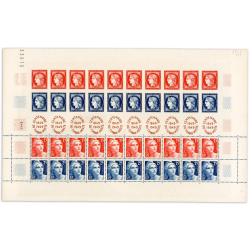 FRANCE FEUILLE F830, TIMBRES NEUFS SANS CHARNIÈRE "CENTENAIRE DU TIMBRE" - 1949