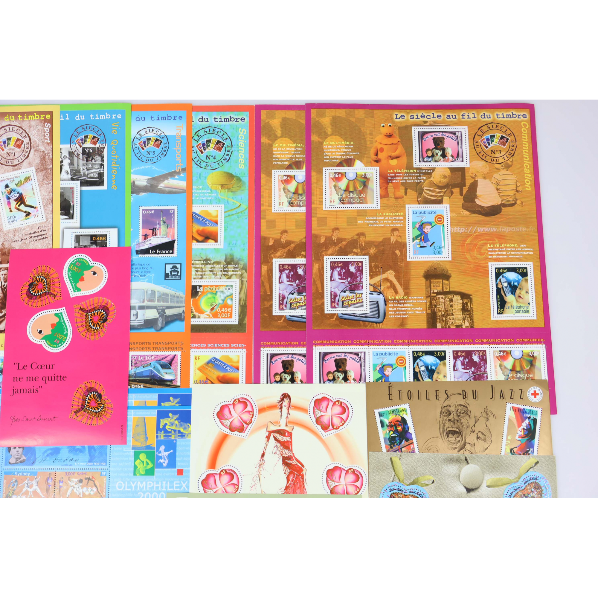 LOT DE TIMBRES-POSTE ET BLOCS EN EUROS FACIALE 99€ COLLECTION/AFFRANCHISSEMENT