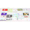 LOT DE BLOCS SOUVENIRS FRANCE 2020/2021 N°164 À 186 COMPLET TIMBRES NEUFS**