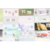 LOT DE BLOCS SOUVENIRS FRANCE 2020/2021 N°164 À 186 COMPLET TIMBRES NEUFS**