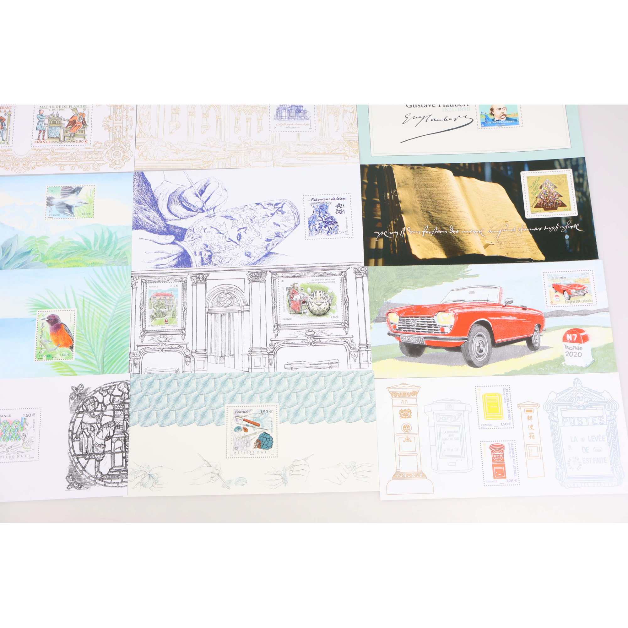 LOT DE BLOCS SOUVENIRS FRANCE 2020/2021 N°164 À 186 COMPLET TIMBRES NEUFS**