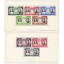 BLOCS DE MONACO N°5 ET 6 TIMBRES NEUFS** MARIAGE PRINCIER, N°5 AVEC DÉCHIRURE