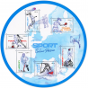 FEUILLET FRANCE N°F5325 SPORT COULEUR PASSION TIMBRES NEUFS** ANNÉE 2019