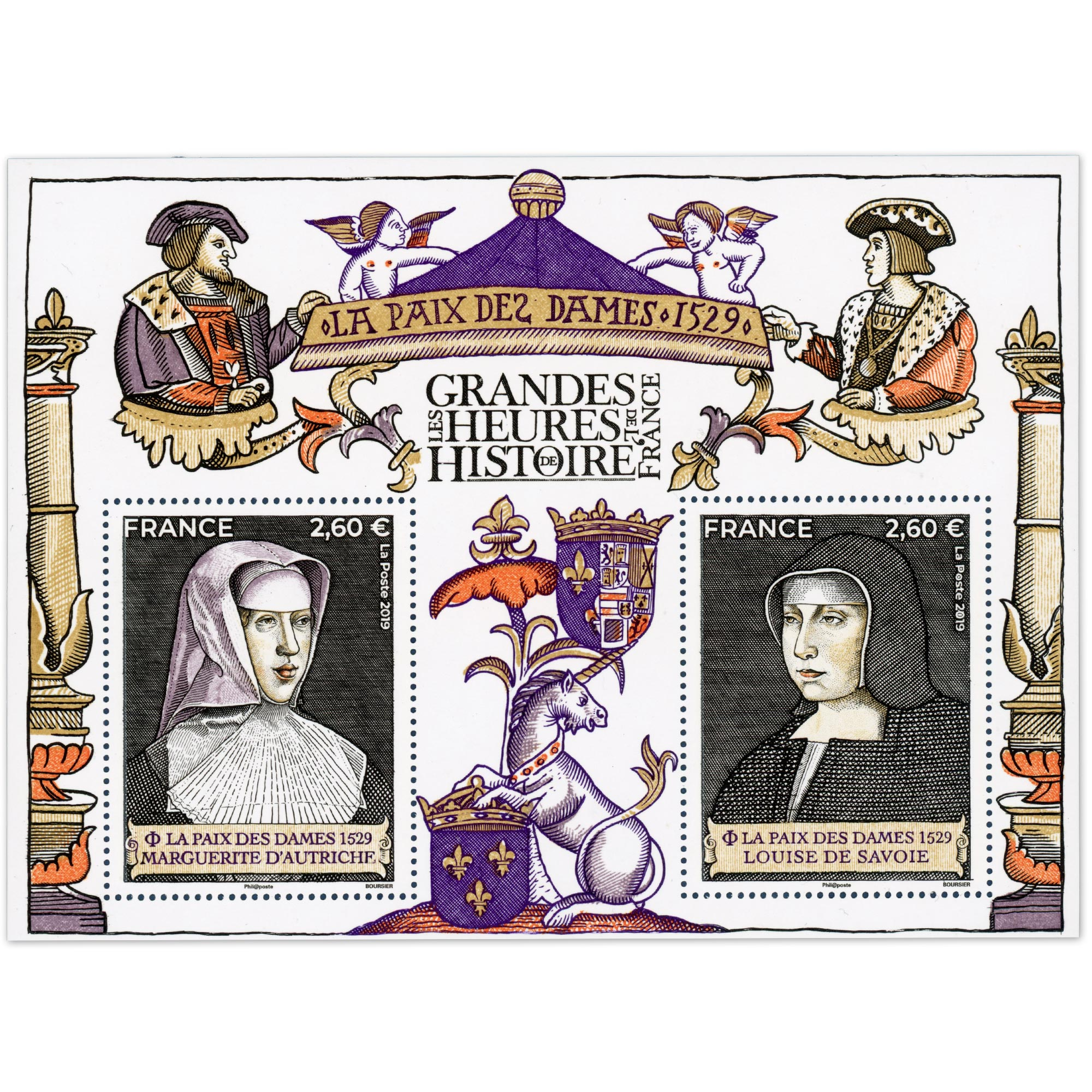 FEUILLET FRANCE N°F5357 GRANDES HEURES HISTOIRE DE FR TIMBRES NEUFS** ANNÉE 2019