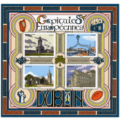 FEUILLET FRANCE N°F5384 CAPITALES EUROPÉENNES -DUBLIN- NEUF** ANNÉE 2020