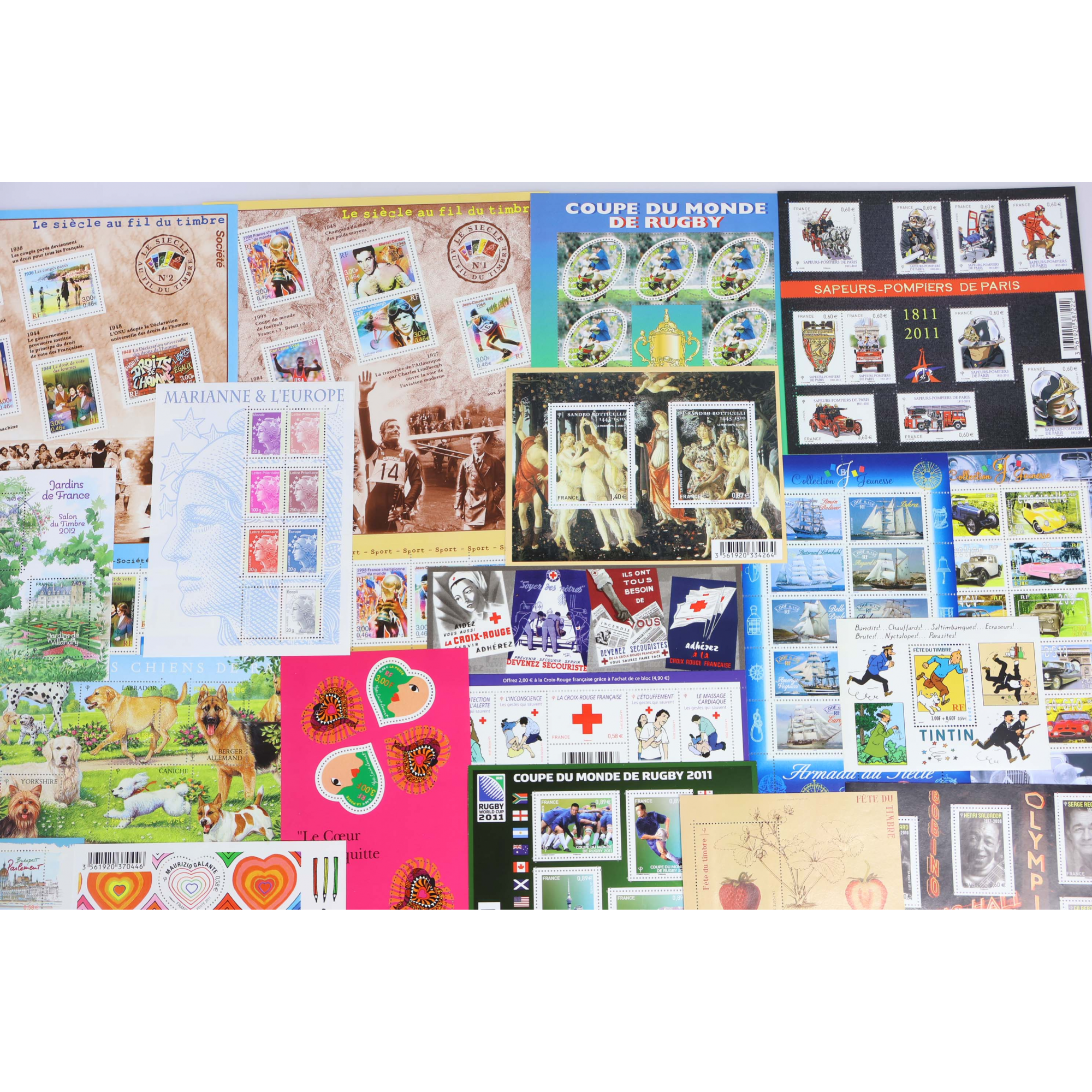 LOT DE BLOCS DE FRANCE TIMBRES NEUFS FACIALE 101€ POUR COURRIERS / COLLECTION