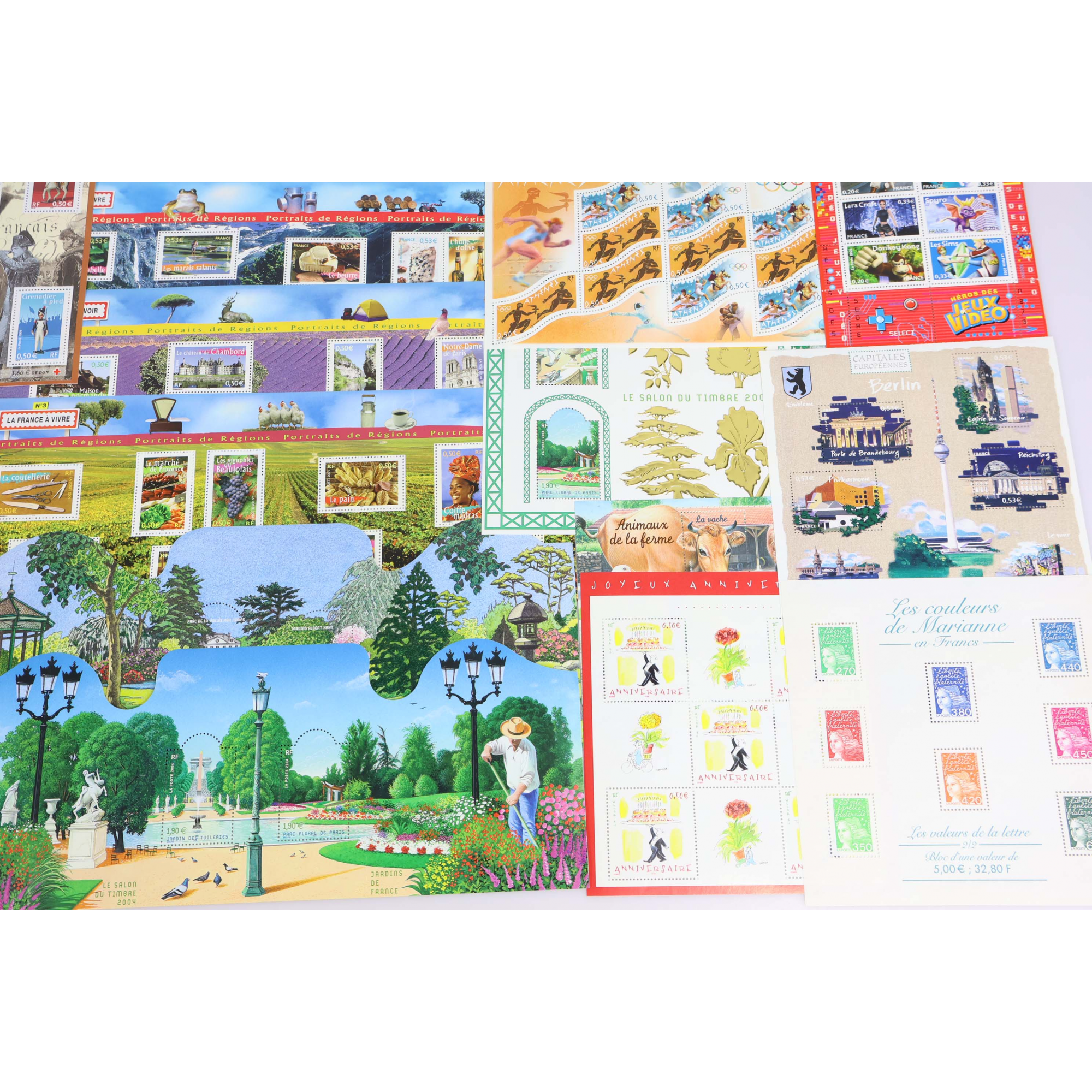 LOT DE BLOCS DE FRANCE TIMBRES NEUFS FACIALE 105€ POUR COURRIERS / COLLECTION