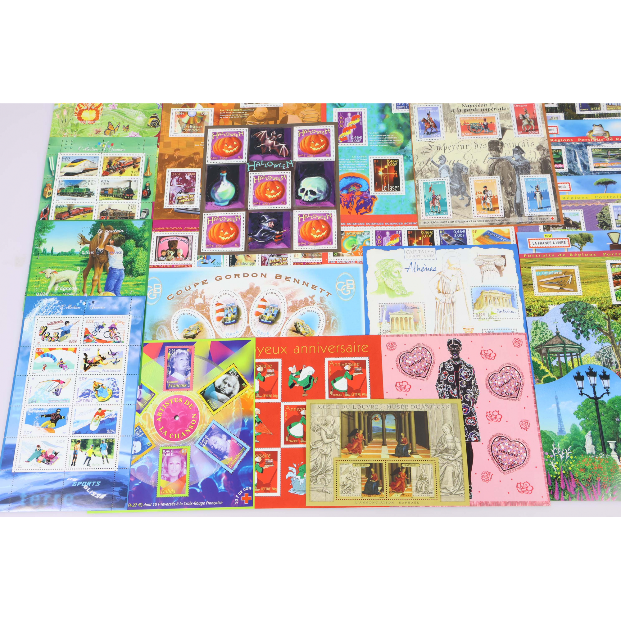 LOT DE BLOCS DE FRANCE TIMBRES NEUFS FACIALE 105€ POUR COURRIERS / COLLECTION