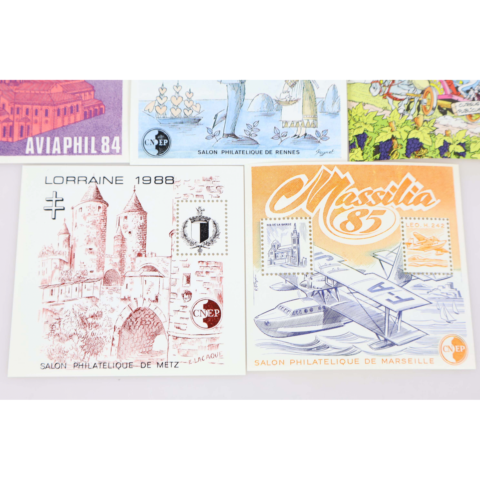 COLLECTION DE 8 BLOCS CNEP FRANCE DE 1981 A 1988 N°2 A 9 COTE 149€