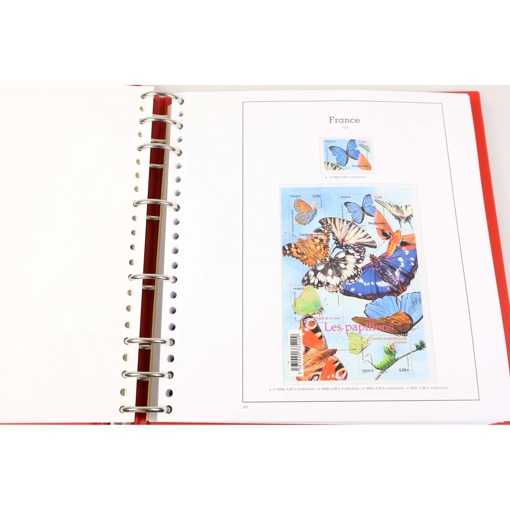 COLLECTION DE FRANCE DE 2010 À 2015 CLASSEUR YT HAUT DE GAMME FACIALE ÉLEVÉE