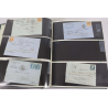 COLLECTION DE FRANCE DE 1849 à 1969 LETTRES ANCIENNES - TIMBRES - COTE ÉLEVÉE