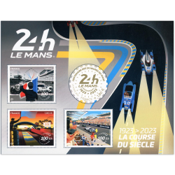FEUILLET FRANCE N°F5682 CENTENAIRE DES 24H DU MANS TIMBRES NEUFS** ANNÉE 2023