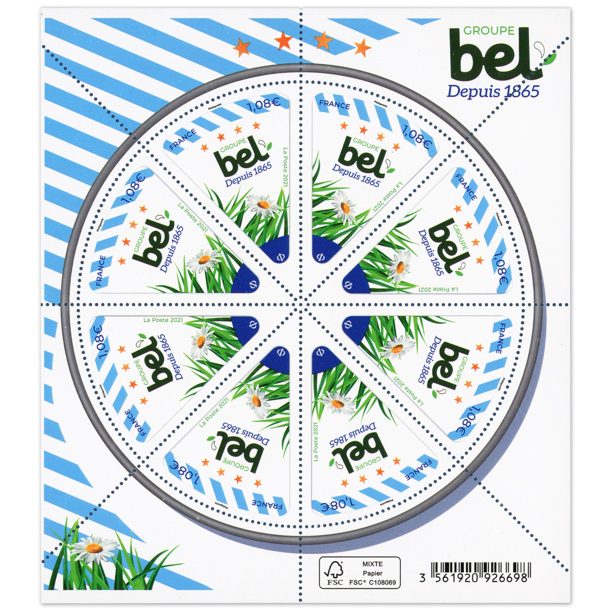 FEUILLET FRANCE N°F5484 PATRIMOINE INDUSTRIEL GROUPE BEL TIMBRES NEUFS** 2021