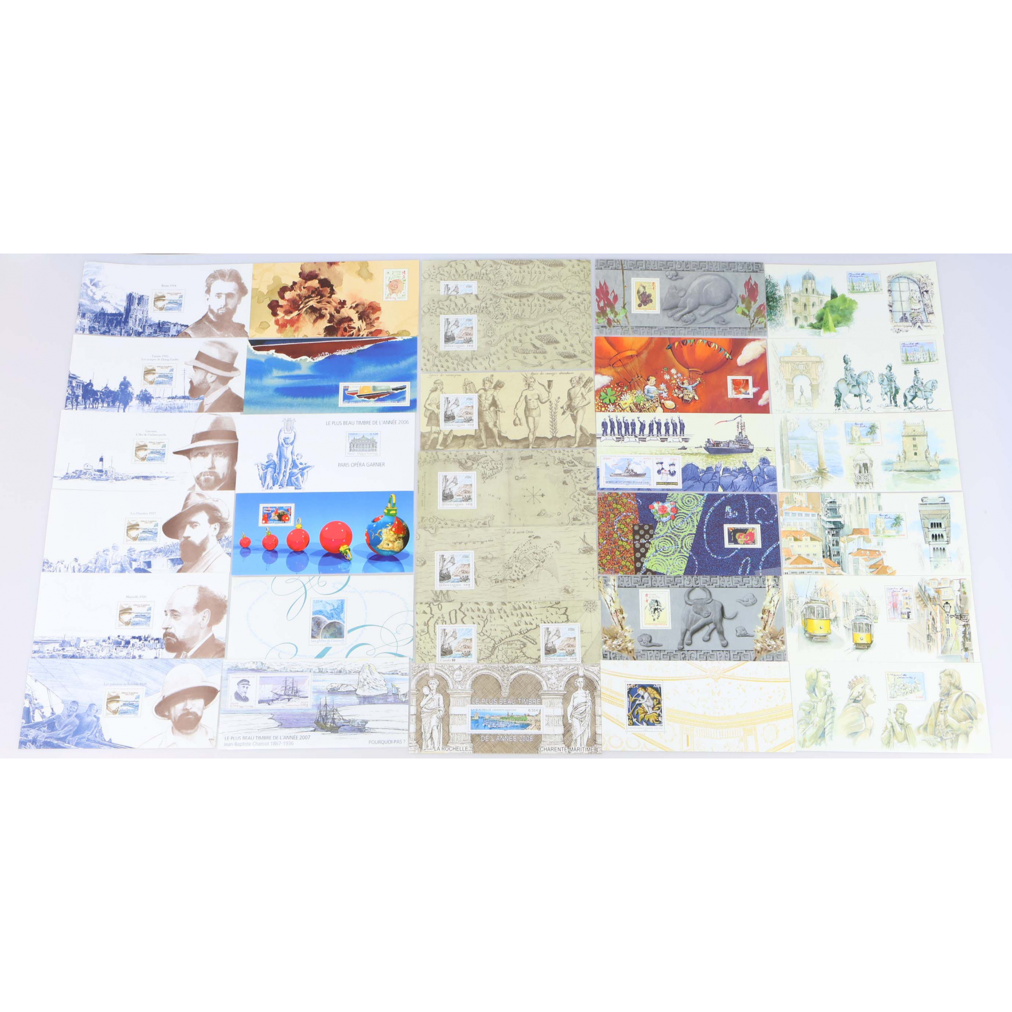 FRANCE COLLECTION BLOCS SOUVENIRS ANNÉES COMPLÈTES 2007 À 2009 TIMBRES NEUFS**