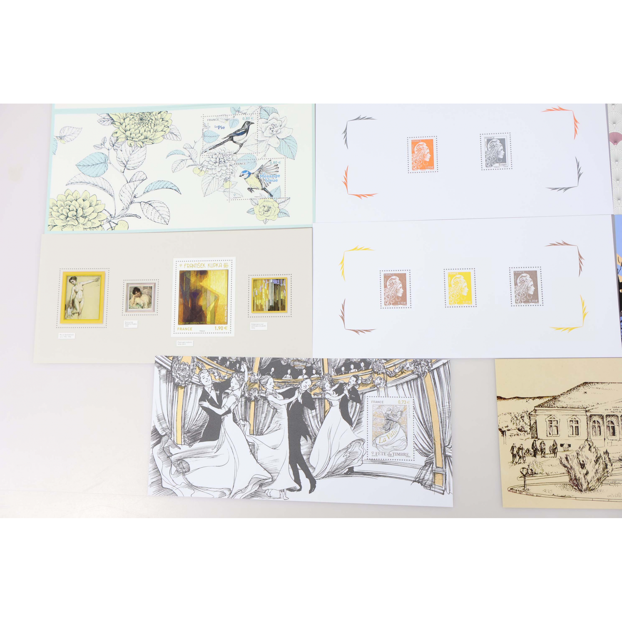 FRANCE COLLECTION BLOCS SOUVENIRS ANNÉE COMPLÈTE 2018 TIMBRES NEUFS N°142 À 150