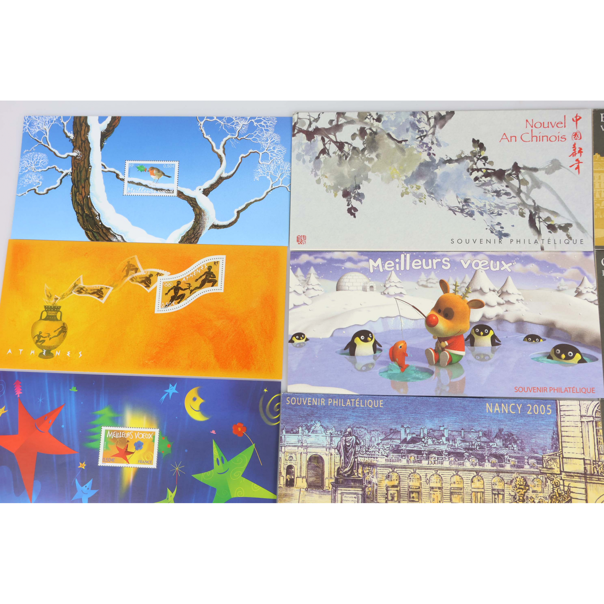 FRANCE COLLECTION BLOCS SOUVENIRS ANNÉES COMPLÈTES 2003 À 2006 TIMBRES NEUFS**