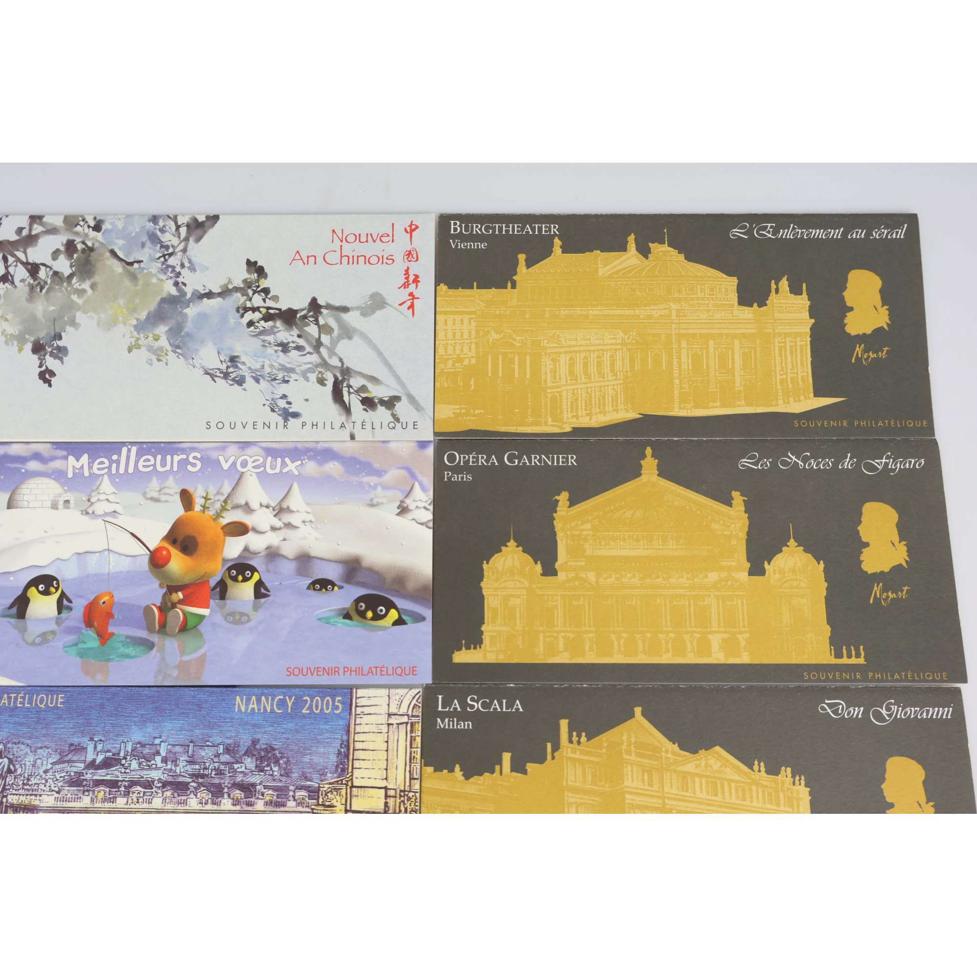 FRANCE COLLECTION BLOCS SOUVENIRS ANNÉES COMPLÈTES 2003 À 2006 TIMBRES NEUFS**