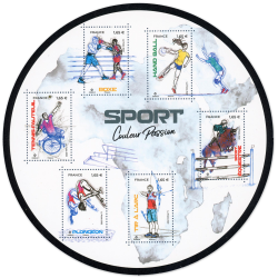 FEUILLET FRANCE N°F5588 SPORT COULEUR PASSION TIMBRES NEUFS** ANNÉE 2022