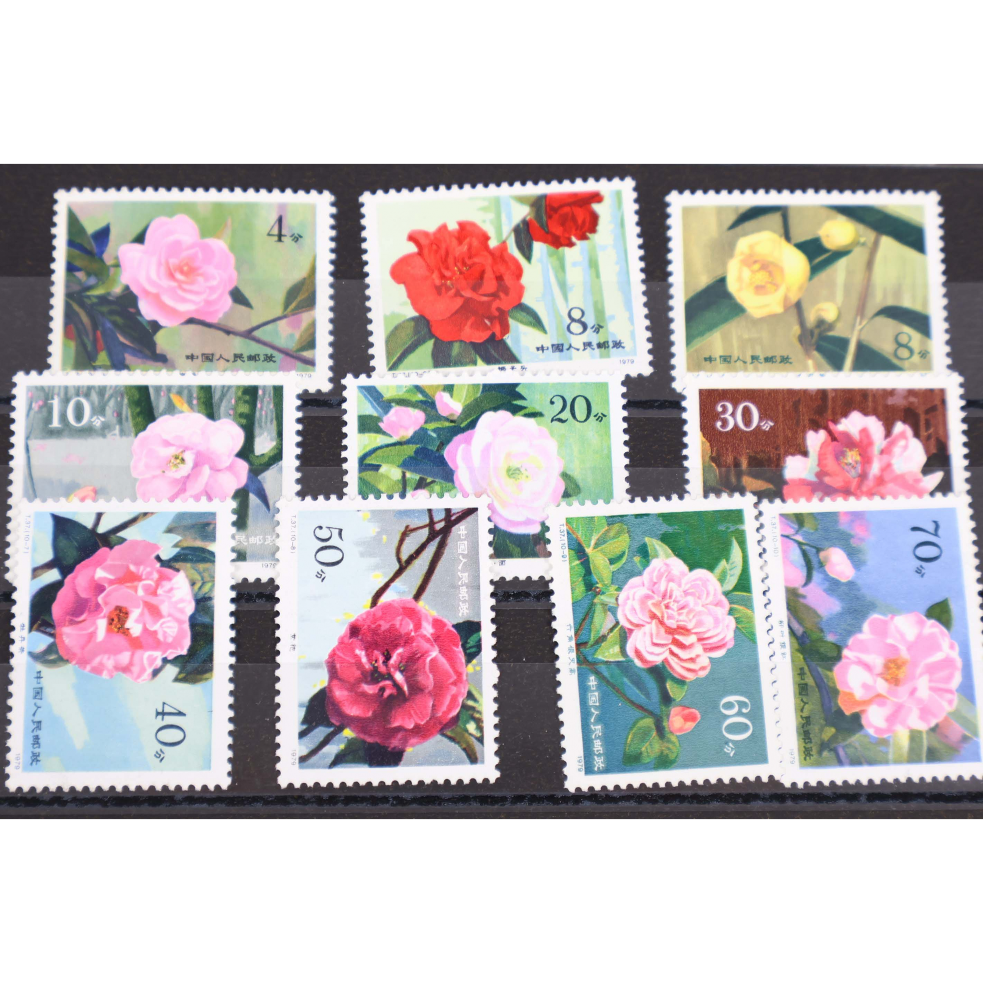 COLLECTION DE TIMBRES ET FEUILLES DE CHINE GRANDE MAJORITÉ NEUFS SANS CHARNIÈRE