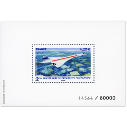 FRANCE PA N°83a CINQUANTENAIRE DU 1ER VOL CONCORDE TIMBRES NEUFS** ANNÉE 2019