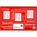 BLOC-FEUILLET FRANCE N°140 LES VALEURS DE LA CROIX-ROUGE TIMBRES NEUFS** 2017