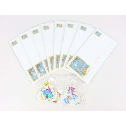 LOT DE 50 ENVELOPPES PRÉ AFFRANCHIES AVEC TIMBRES POUR LETTRES 20G FRANCE