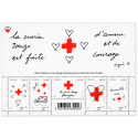 FEUILLET FRANCE N°F5001 AMOUR ET COURAGE CROIX-ROUGE TIMBRES NEUFS** 2015