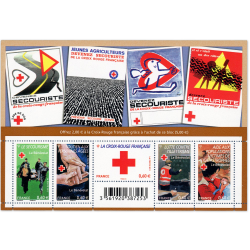 FEUILLET FRANCE N°F4621 LE BÉNÉVOLAT CROIX-ROUGE TIMBRES NEUFS** 2011