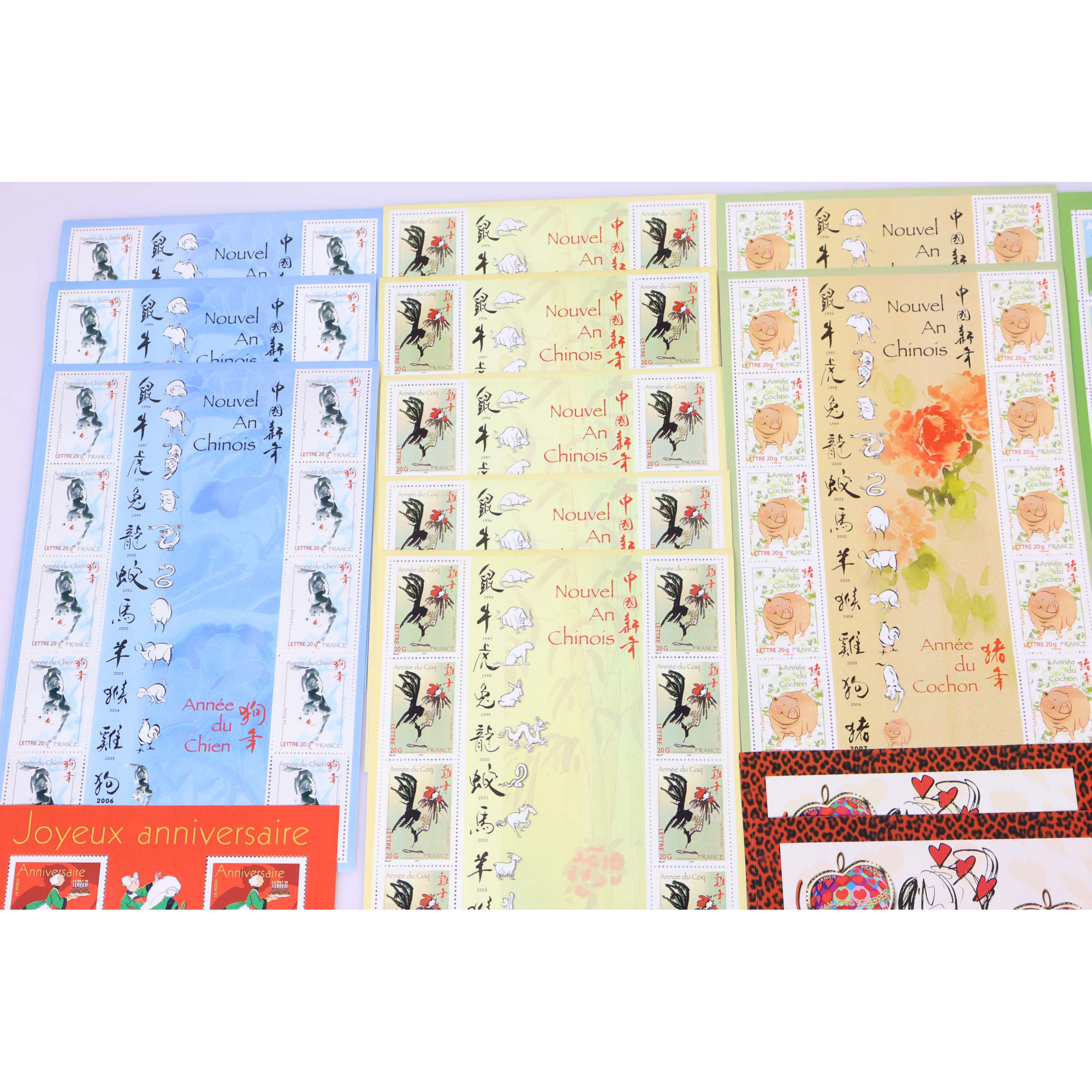 LOT 210 TIMBRES À VALIDITÉ PERMANENTE POUR AFFRANCHIR LETTRES 20G FRANCE VF 300€