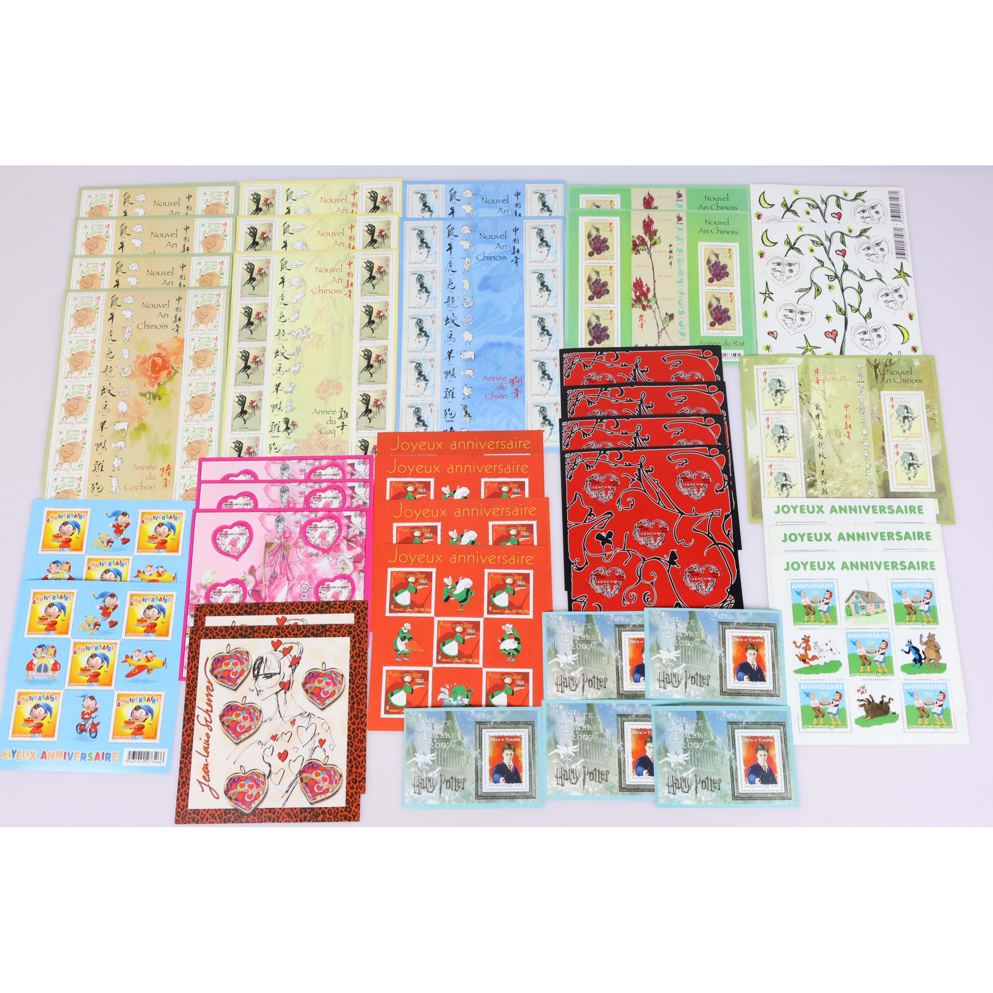 LOT 210 TIMBRES À VALIDITÉ PERMANENTE POUR AFFRANCHIR LETTRES FRANCE 20G VF 300€