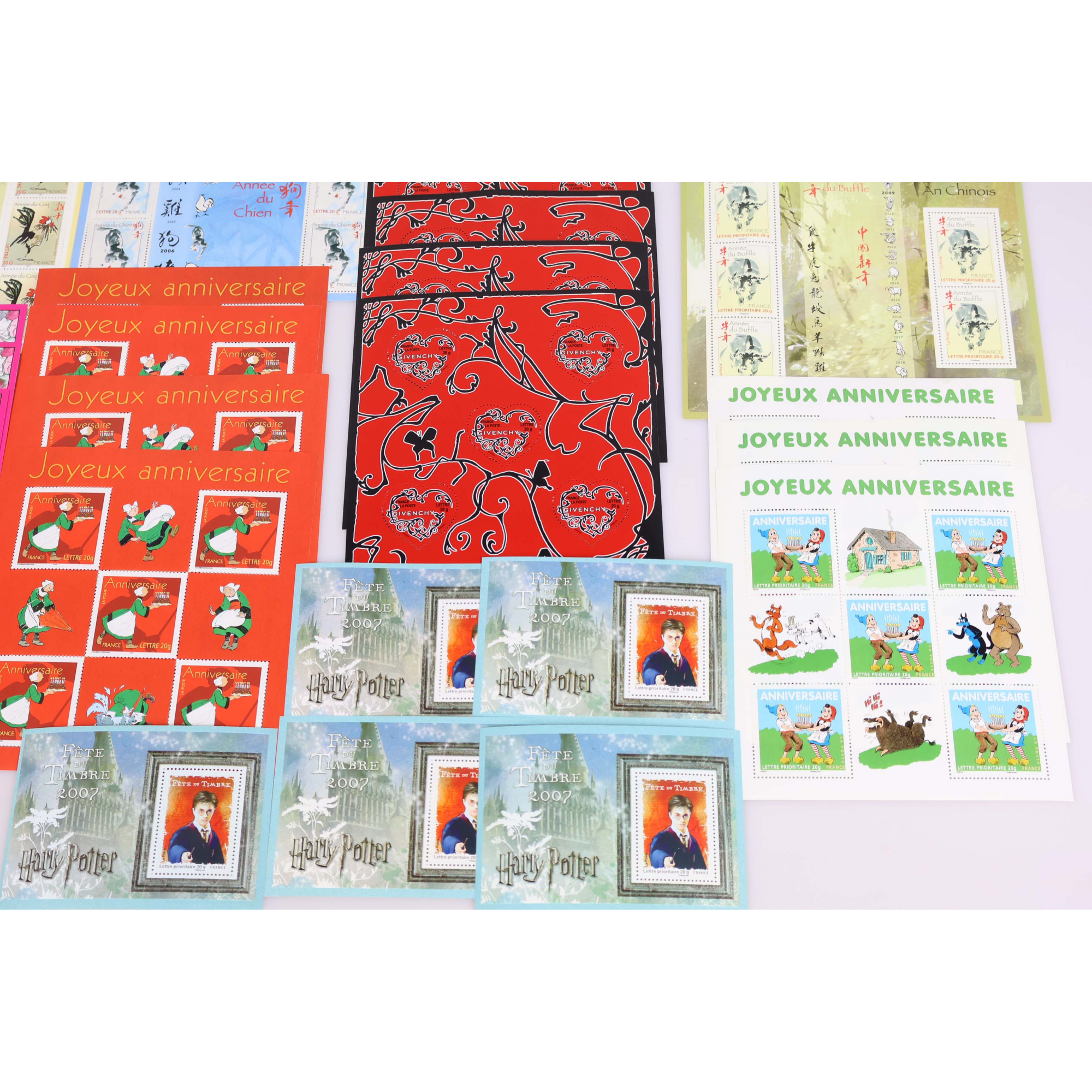 LOT 210 TIMBRES À VALIDITÉ PERMANENTE POUR AFFRANCHIR LETTRES FRANCE 20G VF 300€