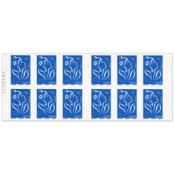 CARNET FRANCE 4127-C1b DE 12 TIMBRES EUROPE n° de liasse MARIANNE DE LAMOUCHE