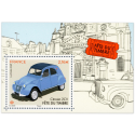 FEUILLET FRANCE N°F5520 ANNÉE 2021 VOITURES ANCIENNES TIMBRES NEUFS**