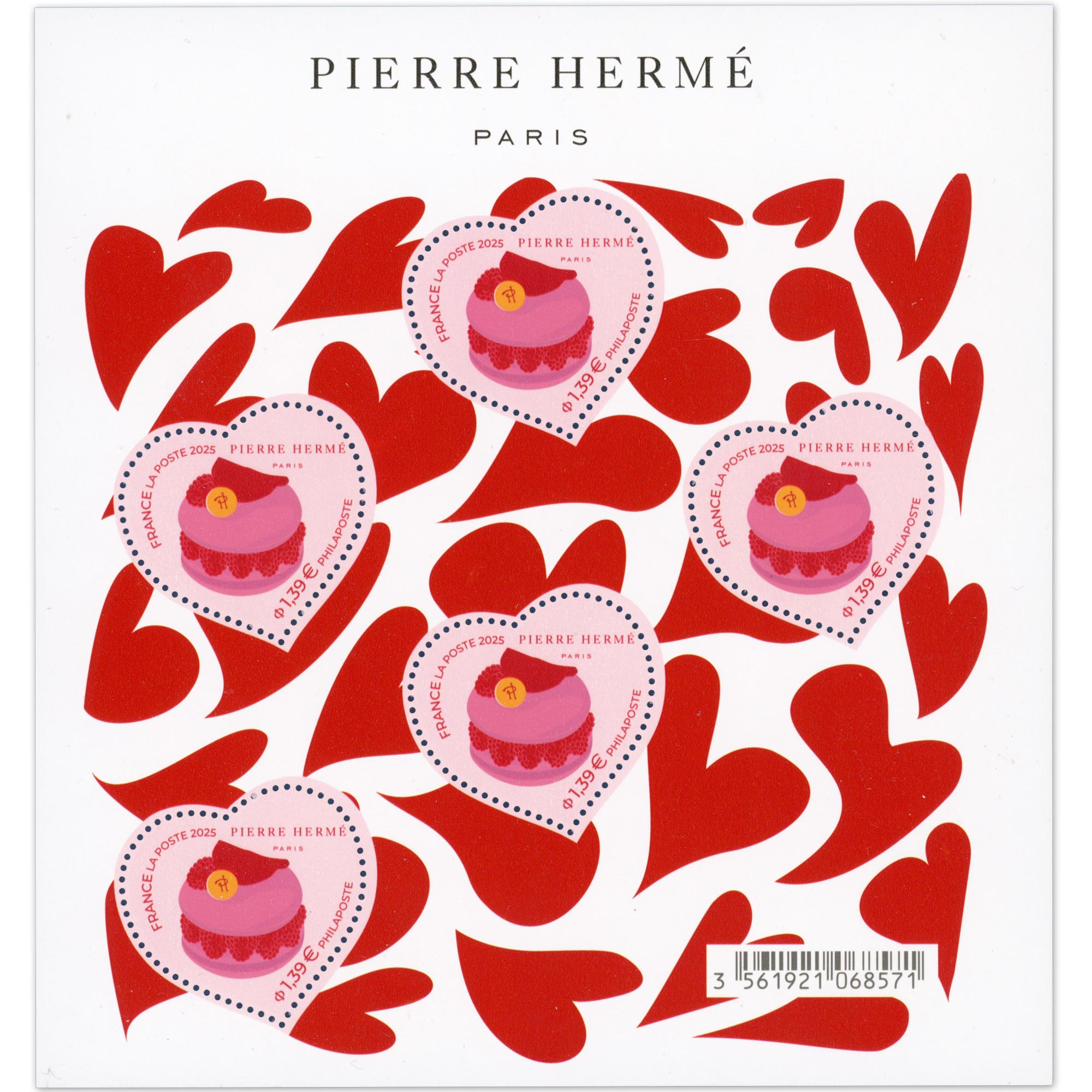 BLOC-FEUILLET N°159 DE L'ANNÉE 2025 NOUVEAUTÉ PIERRE HERMÉ PARIS TIMBRES NEUFS**