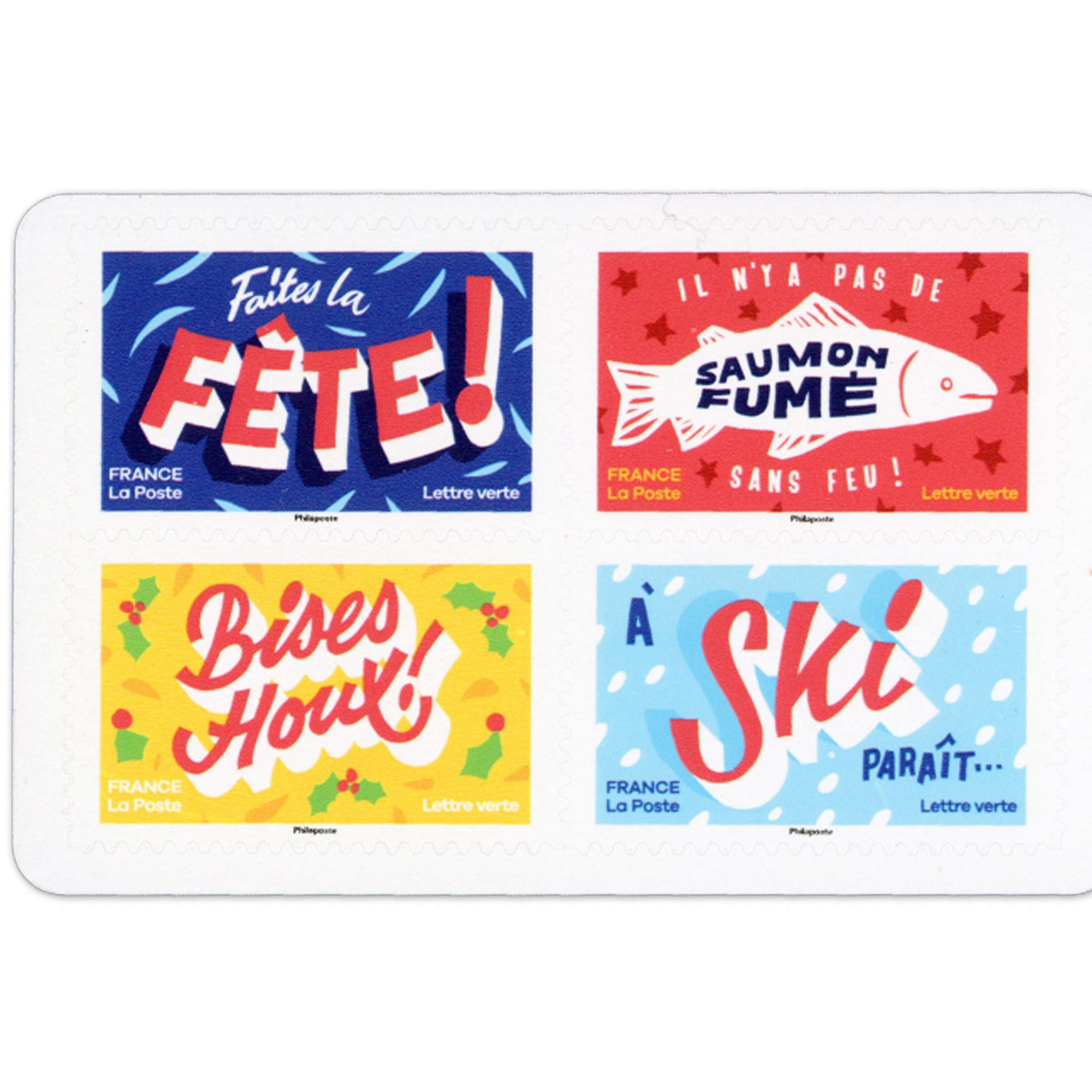 FRANCE CARNET DE TIMBRES GRANDES FÊTES 12 LETTRES 20g POUR AFFRANCHIR - 2024