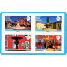 CARNET FRANCE BC2455 LES FONTAINES, TIMBRES POUR AFFRANCHIR 12 LETTRES 20G