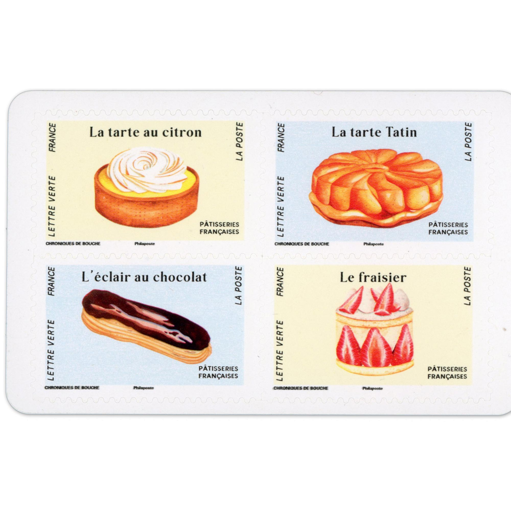 CARNET FRANCE BC2479 PATISSERIES, TIMBRES POUR AFFRANCHIR 12 LETTRES 20G - 2024