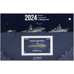 BLOC-FEUILLET DE FRANCE F5825 - ANNÉE 2024 MARINE NATIONALE TIMBRES NEUFS**