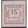 COLONIES FRANCAISES GUADELOUPE TAXE N°8 NON DENTELÉ NEUF SIGNÉ BRUN ANNÉE 1884
