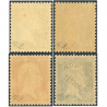 FRANCE PREOBLITÉRÉS N°65 À 68 SÉRIE COMPLÈTE PASTEUR TIMBRES NEUFS** SIGNÉS BRUN