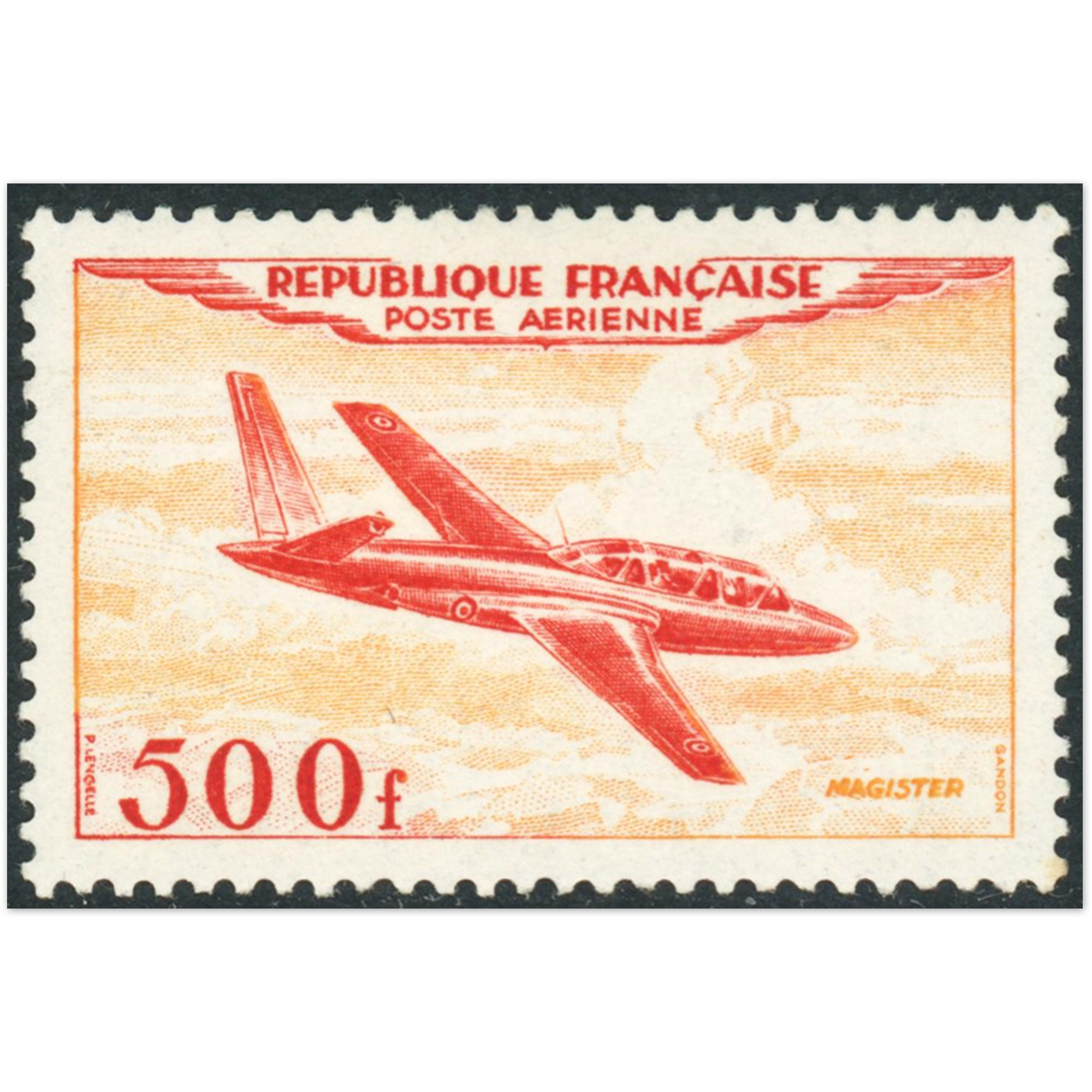FRANCE POSTE AÉRIENNE N°32 MAGISTERE TIMBRE NEUF** SIGNÉ BRUN COTE 250 EUROS FRANCE POSTE AÉRIENNE N°32 MAGISTERE TIMBRE NEUF** SIGNÉ BRUN COTE 250 EUROS