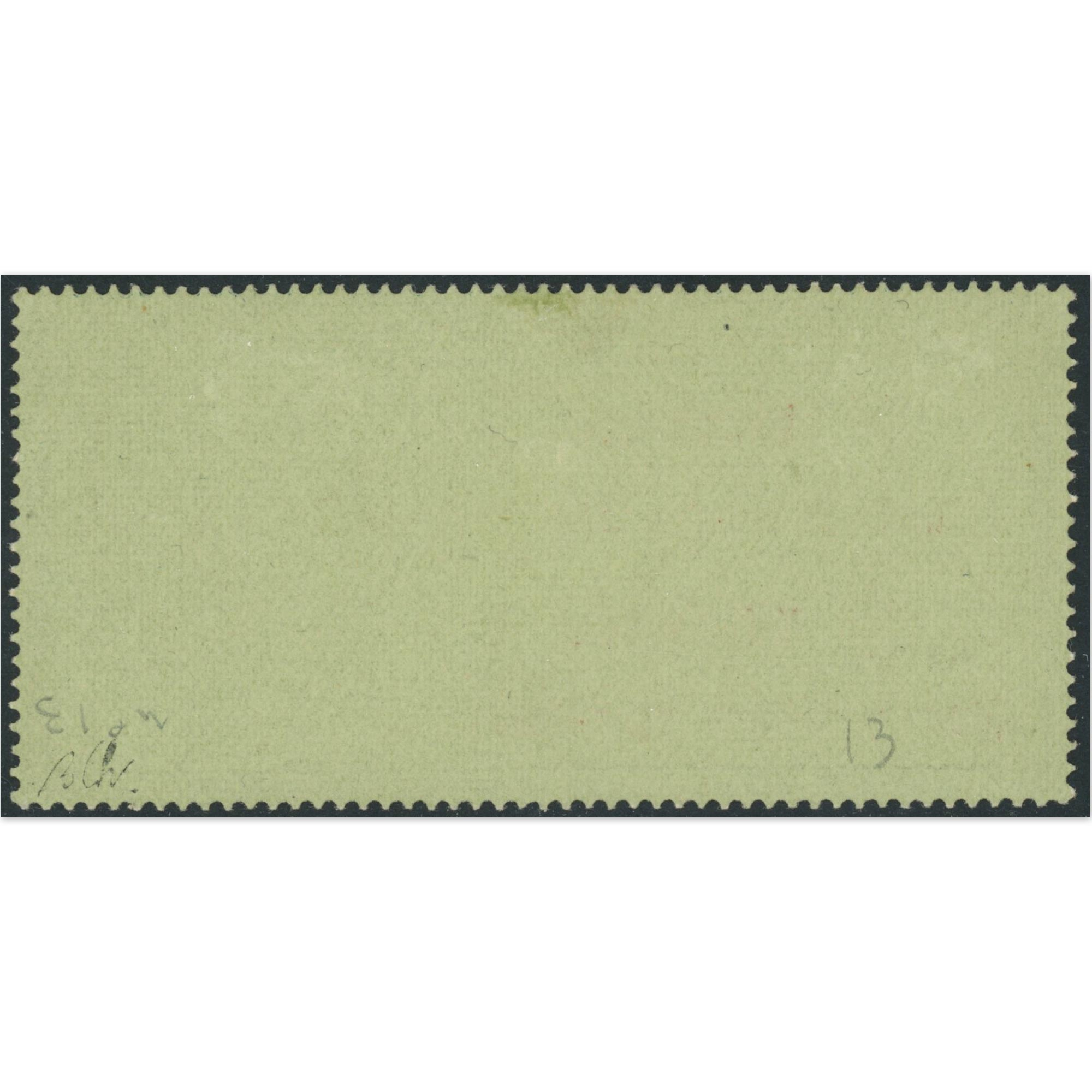 FRANCE TIMBRE TÉLÉPHONE N°13 NEUF ANNÉE 1896 SIGNÉ BRUN COTE 600€