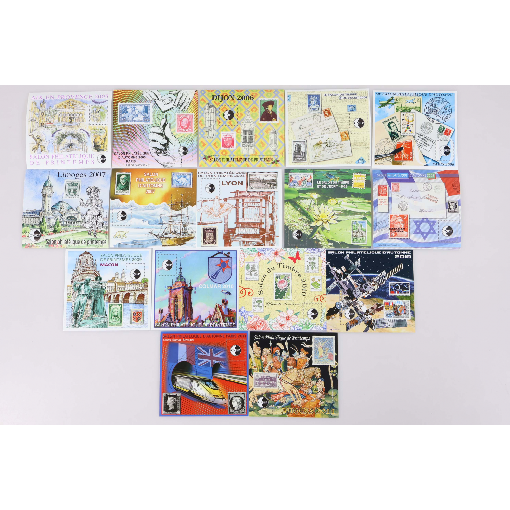 LOT DE BLOCS CNEP FRANCE N°43 A 59 SANS LE N°54, TIMBRES NEUFS** COTE 230€
