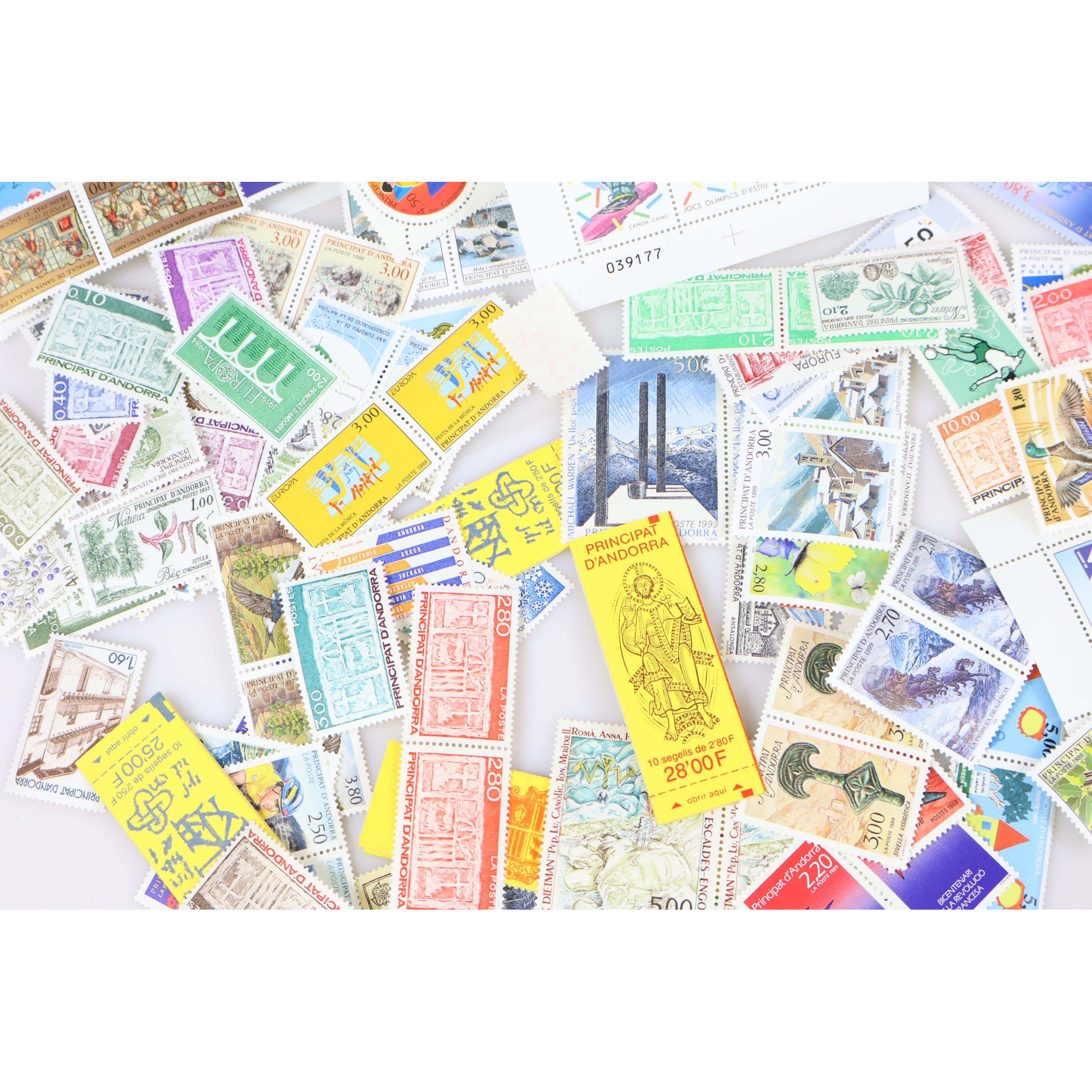 COLLECTION ANDORRE FRANCAIS JUSQU'A 2007 EN 2 EXEMPLAIRES TIMBRES NEUFS** VF 475€