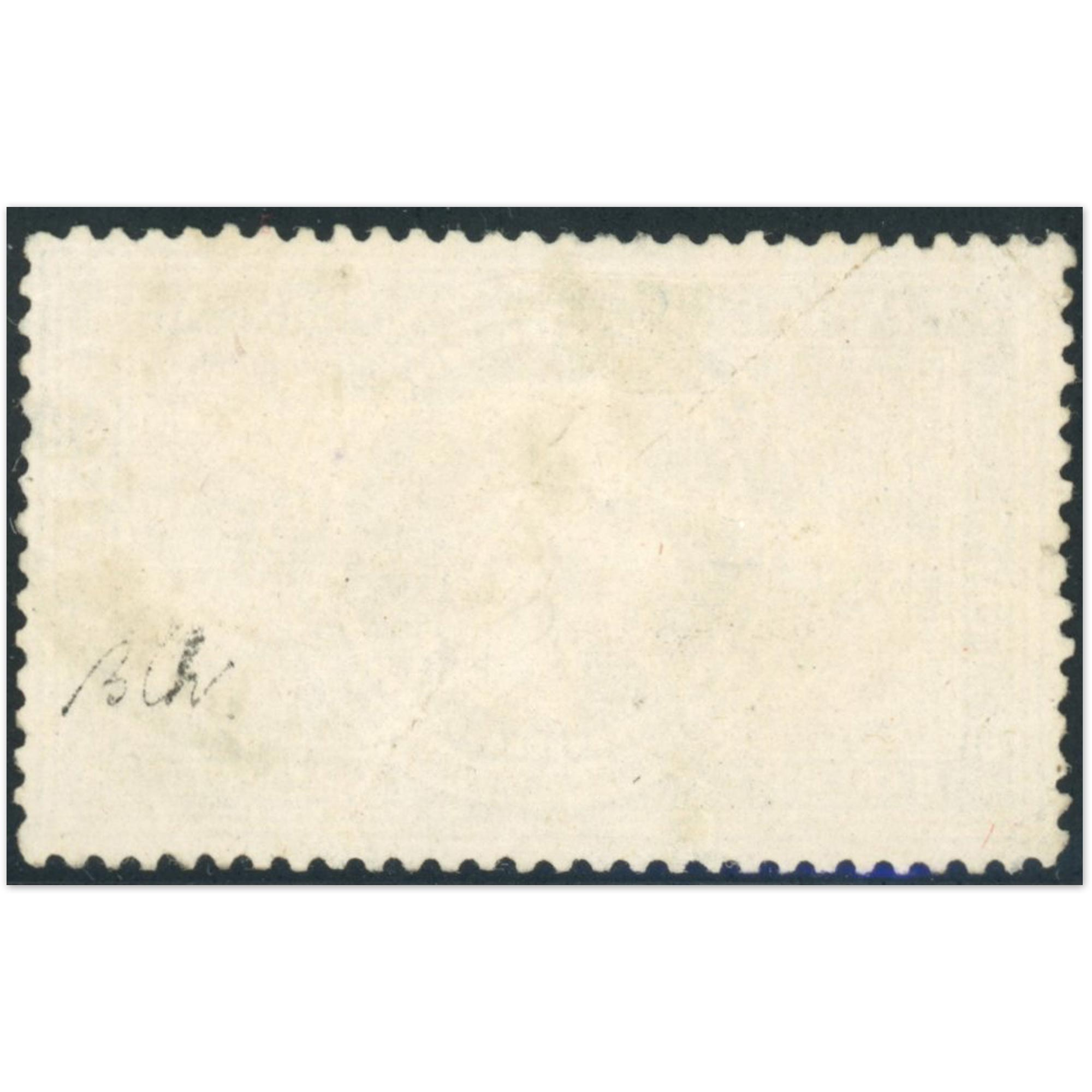 TIMBRE FRANCE CLASSIQUE N°33 TYPE NAPOLÉON OBLITÉRÉ SIGNÉ BRUN AVEC FORT PLI