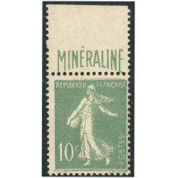 FRANCE N°188A 10c VERT SEMEUSE MINÉRALINE TIMBRE NEUF** SIGNÉ BRUN COTE 750€