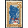MADAGASCAR N°255A TIMBRE NEUF COLONIES FR "FRANCE LIBRE" SIGNÉ BRUN COTE 1350€