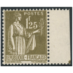 FRANCE N°287 TYPE PAIX TIMBRE NEUF** AVEC BORD DE FEUILLE SIGNÉ BRUN LUXE