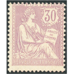 FRANCE N°128 TYPE MOUCHON TIMBRE NEUF** ANNÉE 1902 SIGNÉ BRUN COTE 1050€
